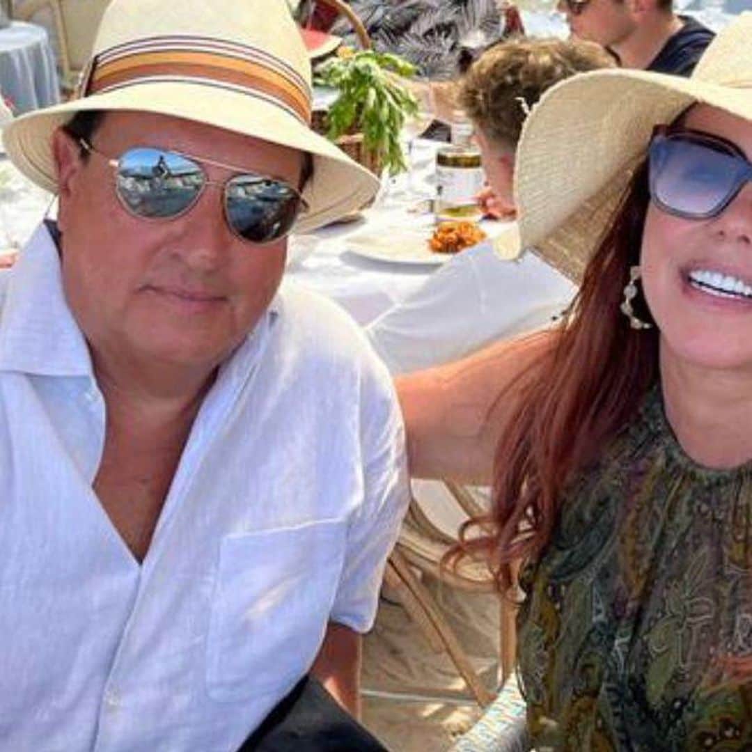 María Celeste Arrarás y su discreto encuentro con Elton John en Cannes