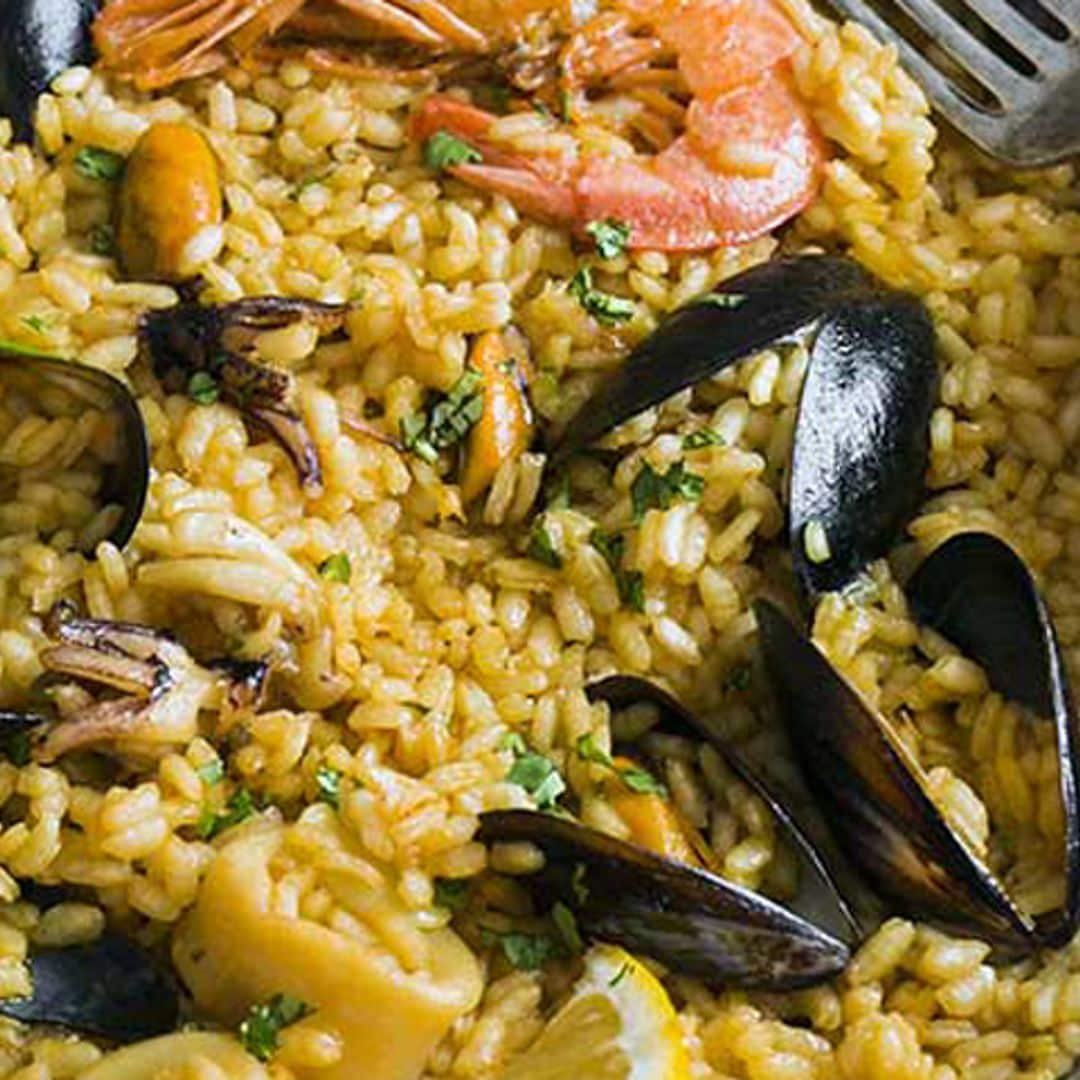 Paella de marisco