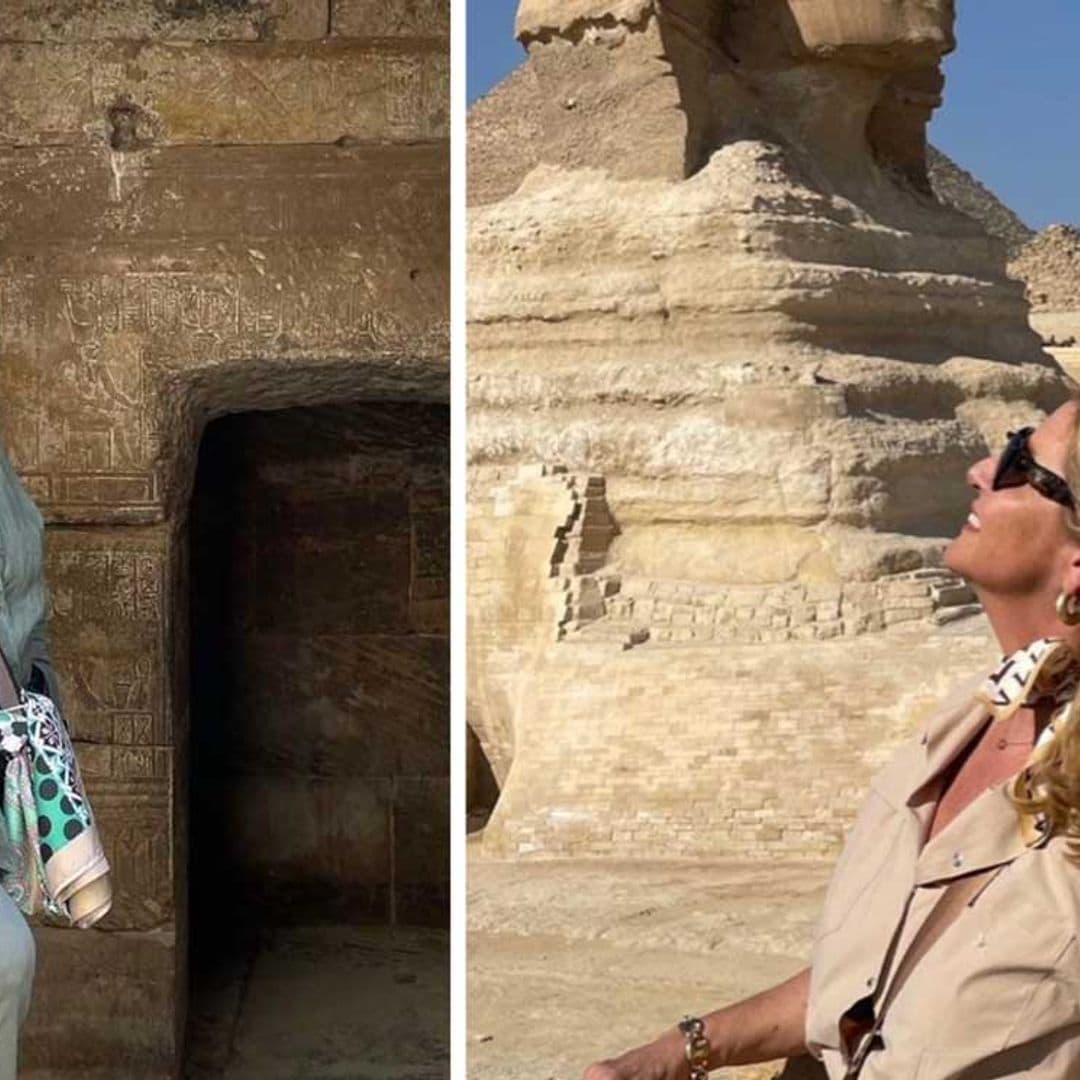 María del Monte e Inmaculada Casal abren el álbum de fotos de su luna de miel en Egipto