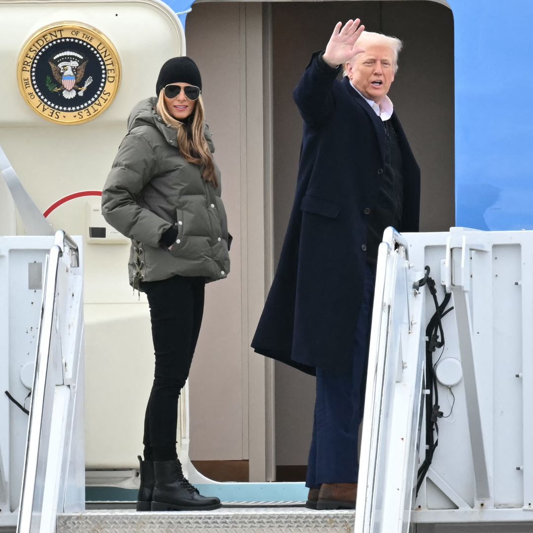 Melania Trump con look 'sport'