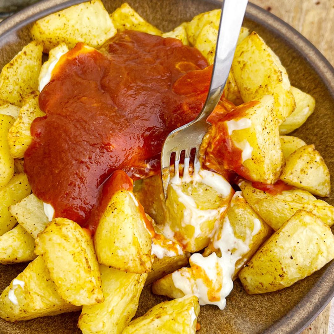 Patatas bravas con airfryer