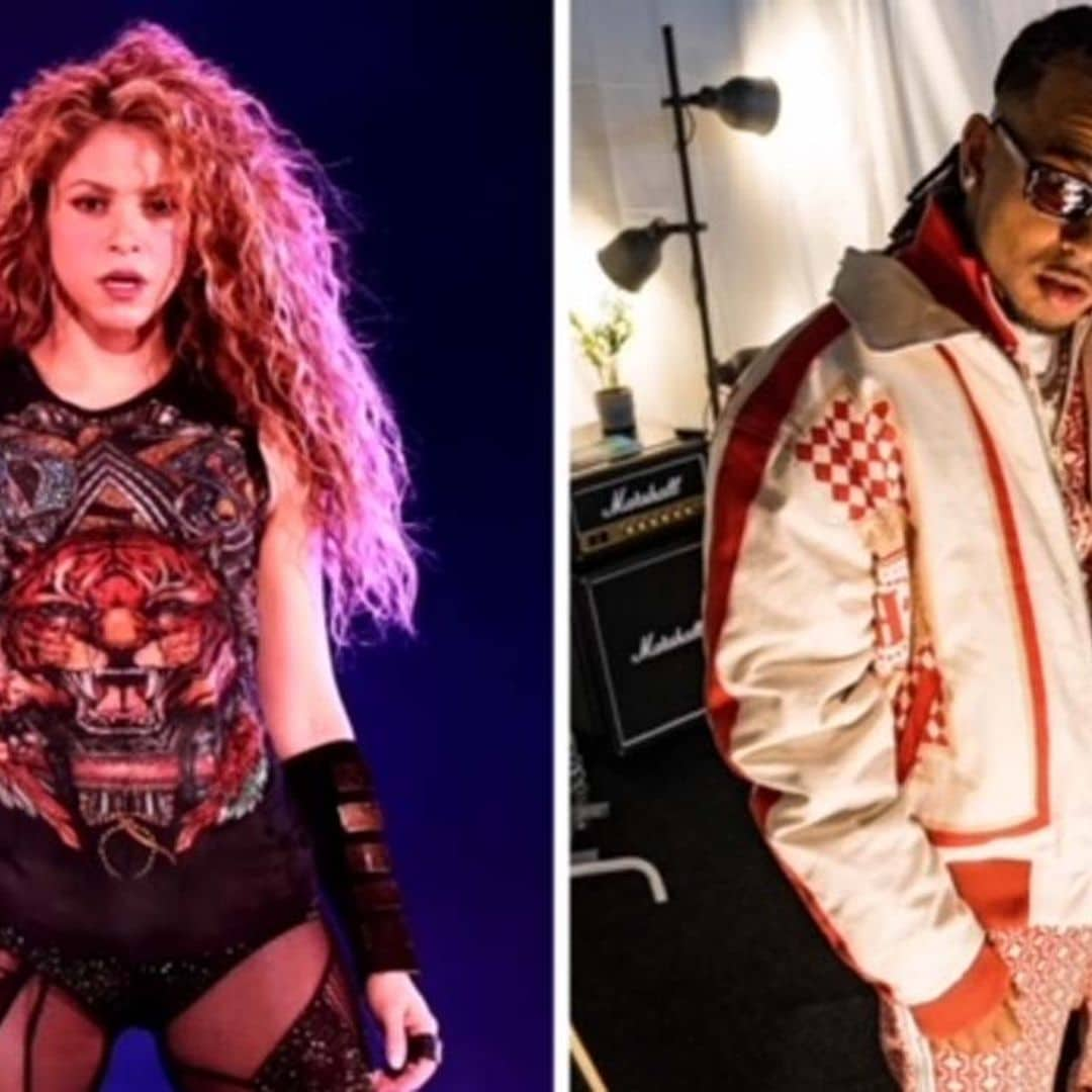 Las imágenes del abrazo entre Shakira y Ozuna que han causado furor