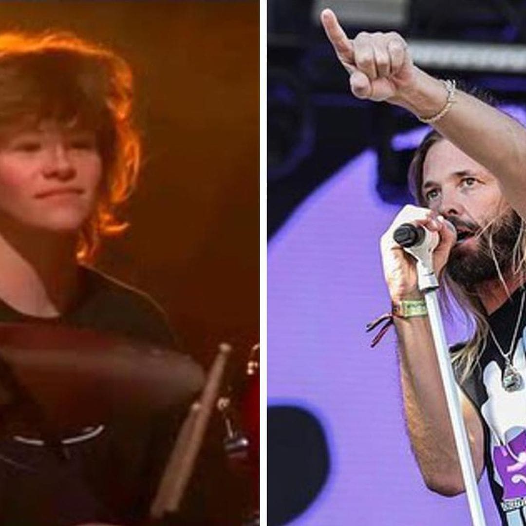 Shane, el talentoso hijo de Taylor Hawkins da un último adiós a su padre en la batería