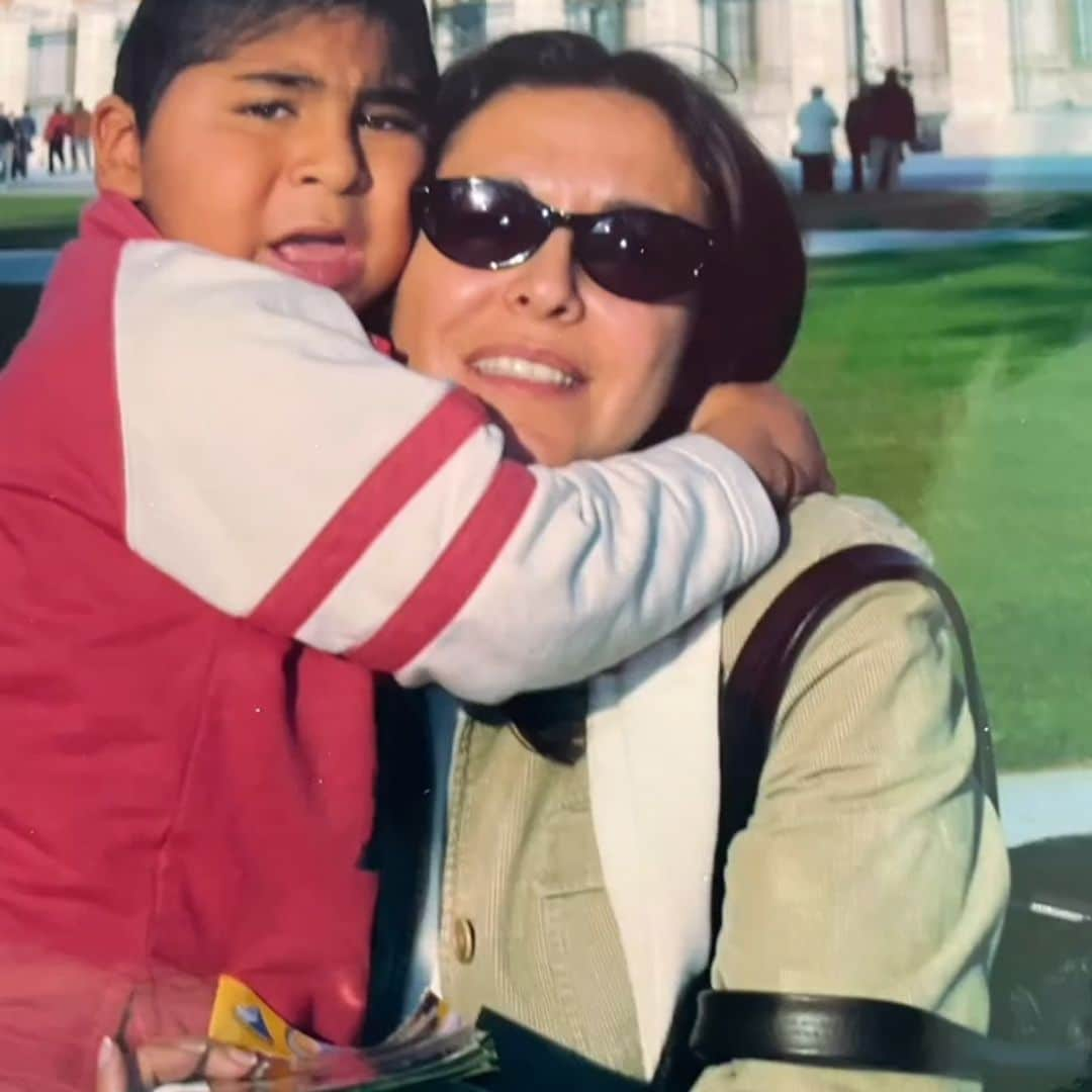 Isabel Gemio con su hijo Gustavo