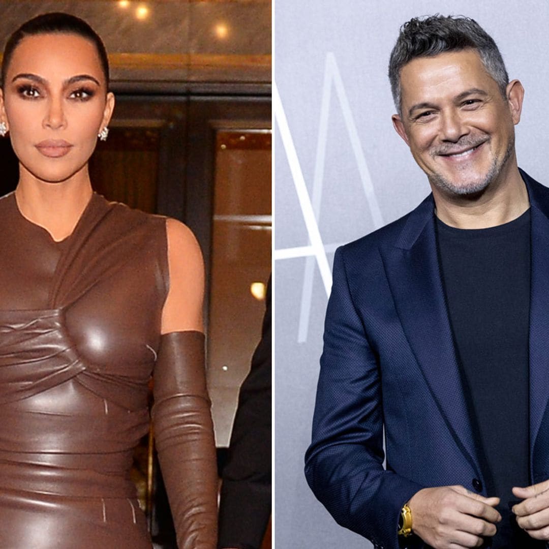 Alejandro Sanz tiene un pasado con Kim Kardashian... ¡y lo demuestra con una foto!