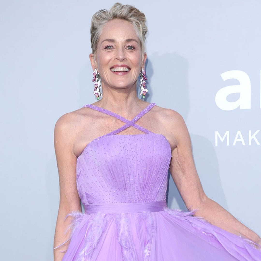 El encuentro de Sharon Stone y Naty Abascal en Cannes: dos iconos con vestidazos de lentejuelas