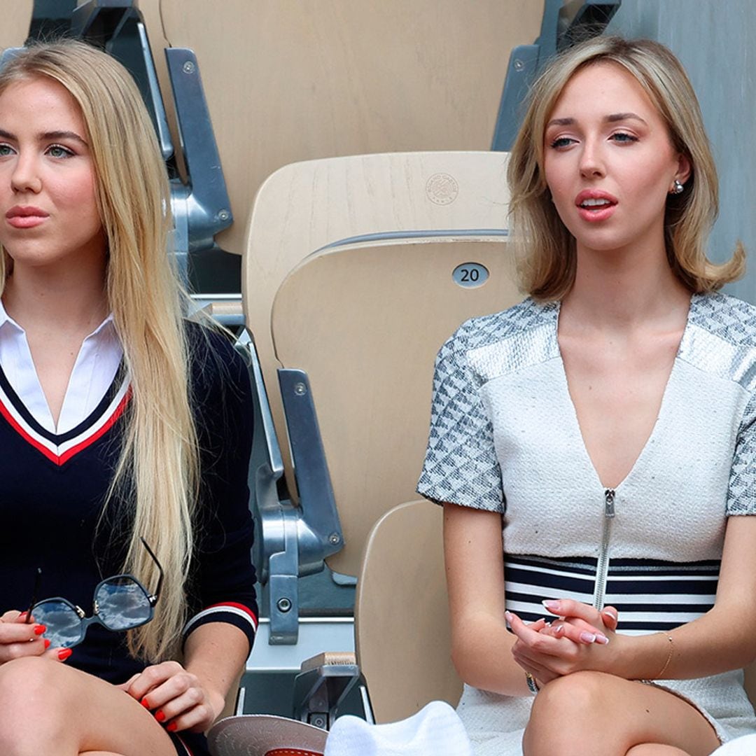 Las princesas Carolina y Chiara de Borbón-Dos Sicilias aciertan con looks 'Old Money' en Roland Garros