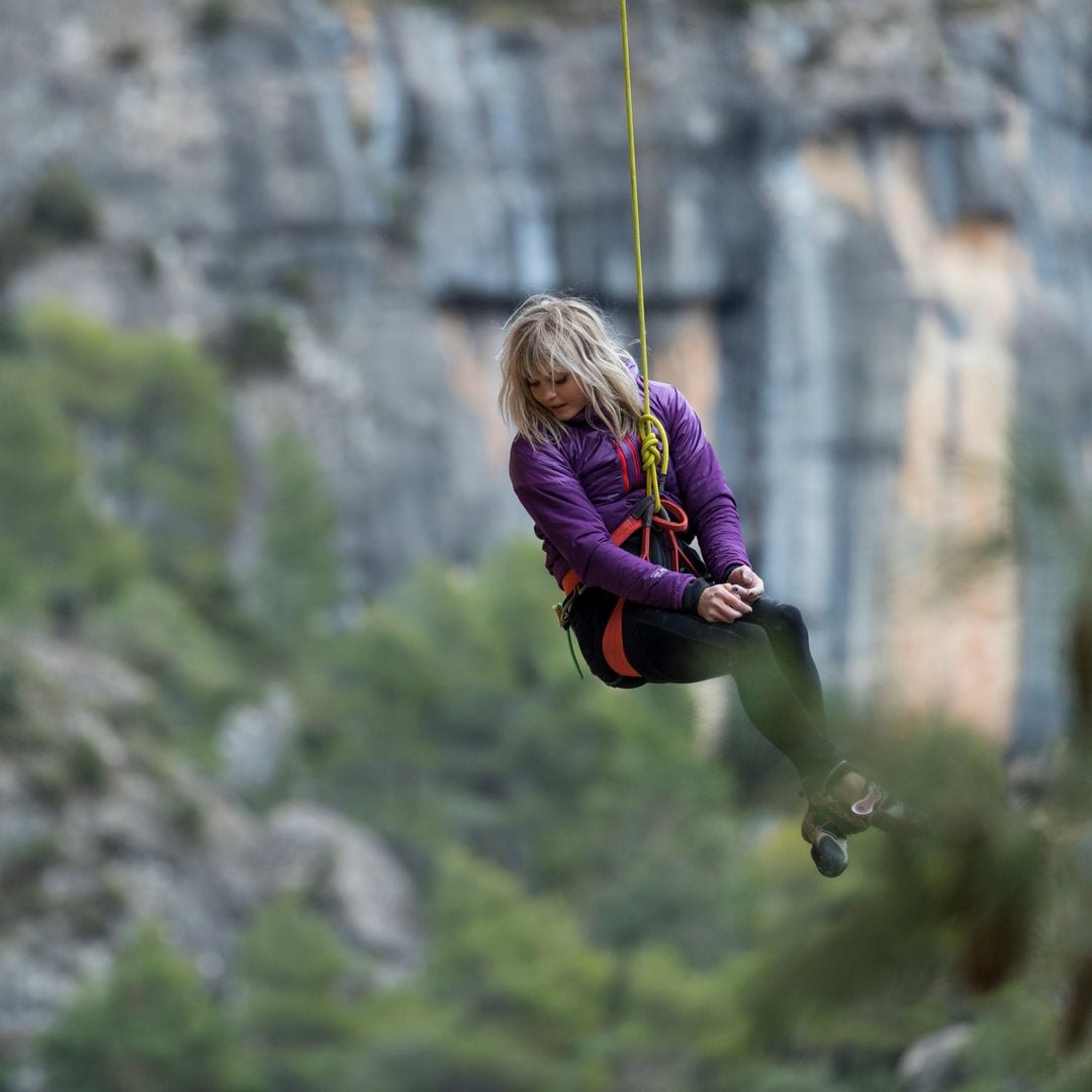 Escalada junto a Siurana, en el Parque Natural de la Sierra del Montsant, Tarragona