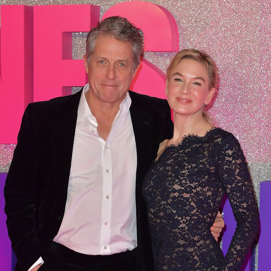 Reencuentro de Renée Zellweger y Hugh Grant, con un guiño a Bridget Jones en su look