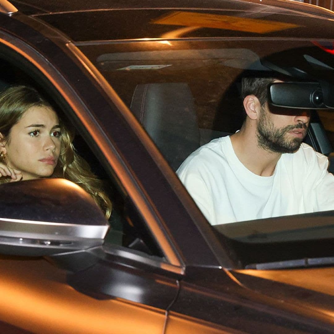 Las primeras imágenes de Piqué con Clara Chía tras llegar a un acuerdo con Shakira