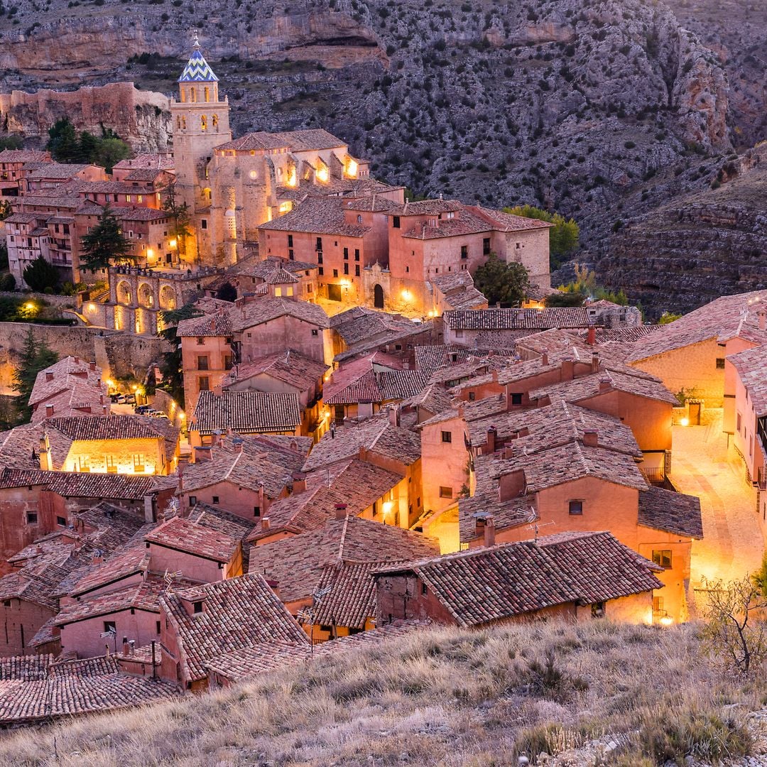 Pueblo medieval de Albarracín en Teruel