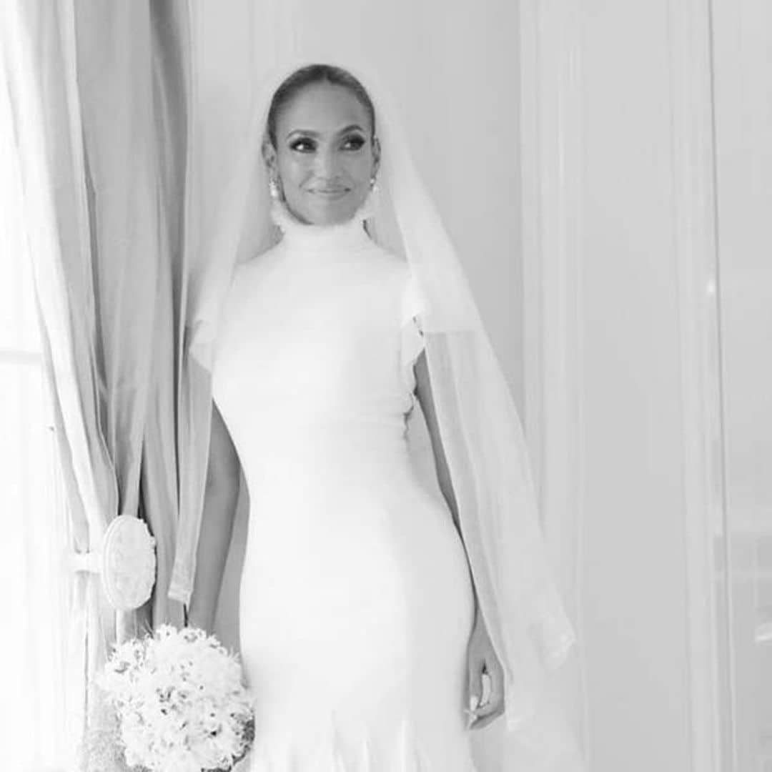 El secreto que convierte el vestido de novia de Jennifer Lopez en una pieza totalmente exclusiva