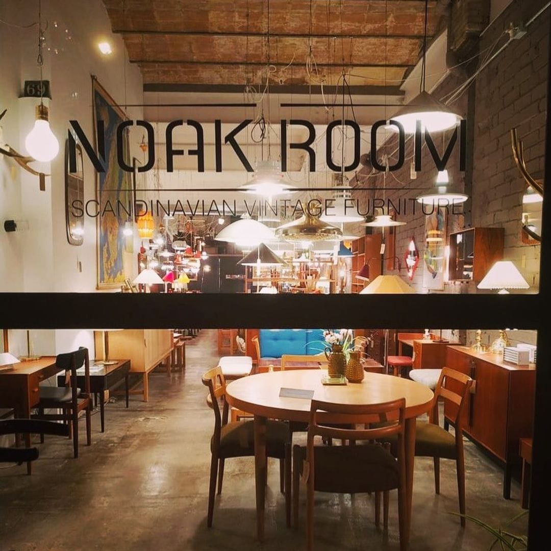 Barrio de Poblenou, Barcelona: tienda Noak Room