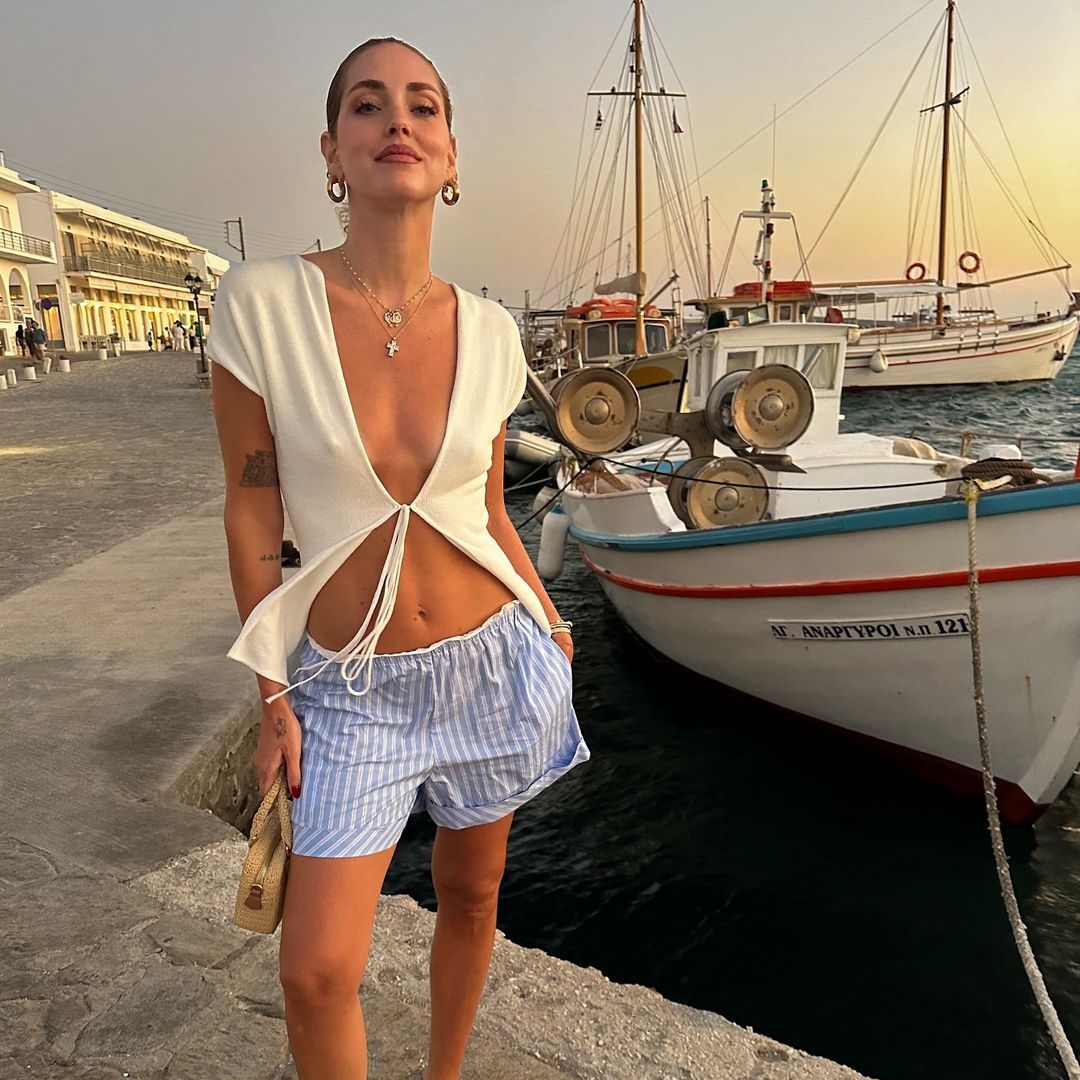 De Mykonos a Paros, las islas griegas que Chiara Ferragni ha visitado este verano con sus hijos