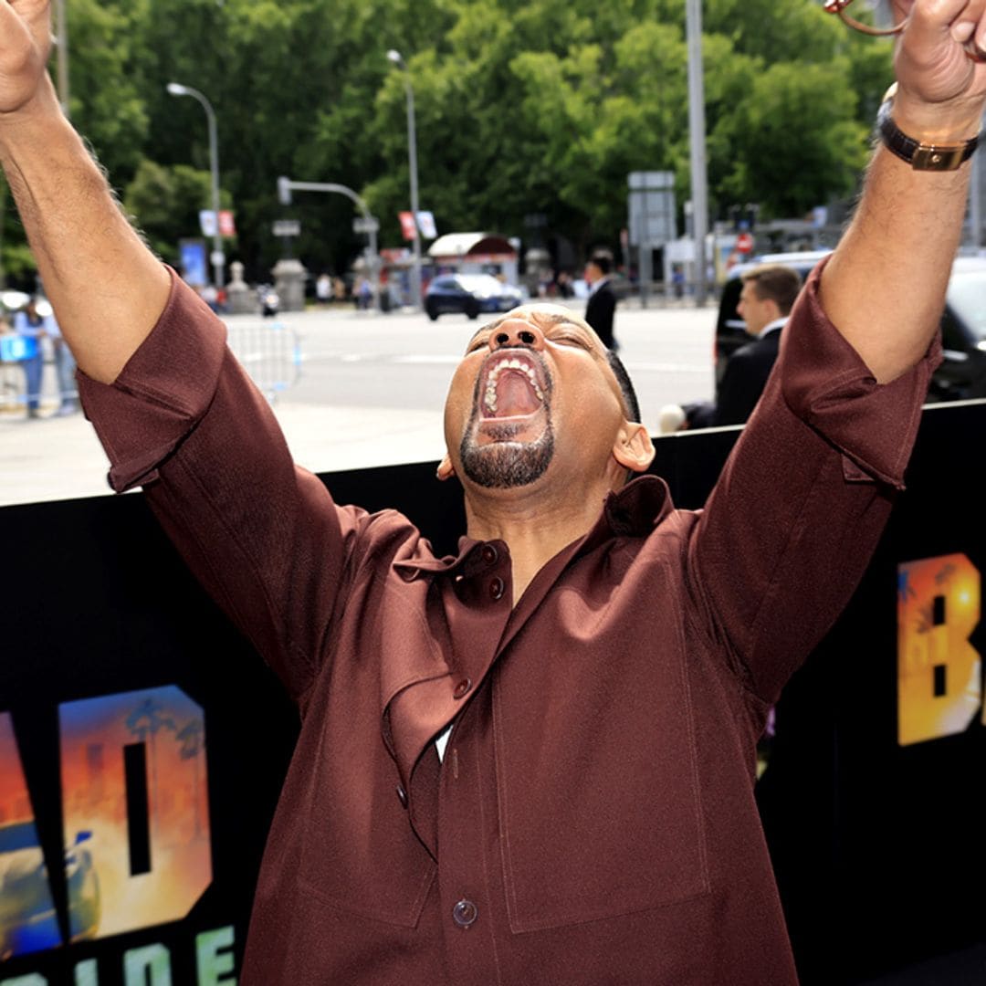 Will Smith paraliza la madrileña Plaza de Cibeles antes de su reencuentro con Pablo Motos