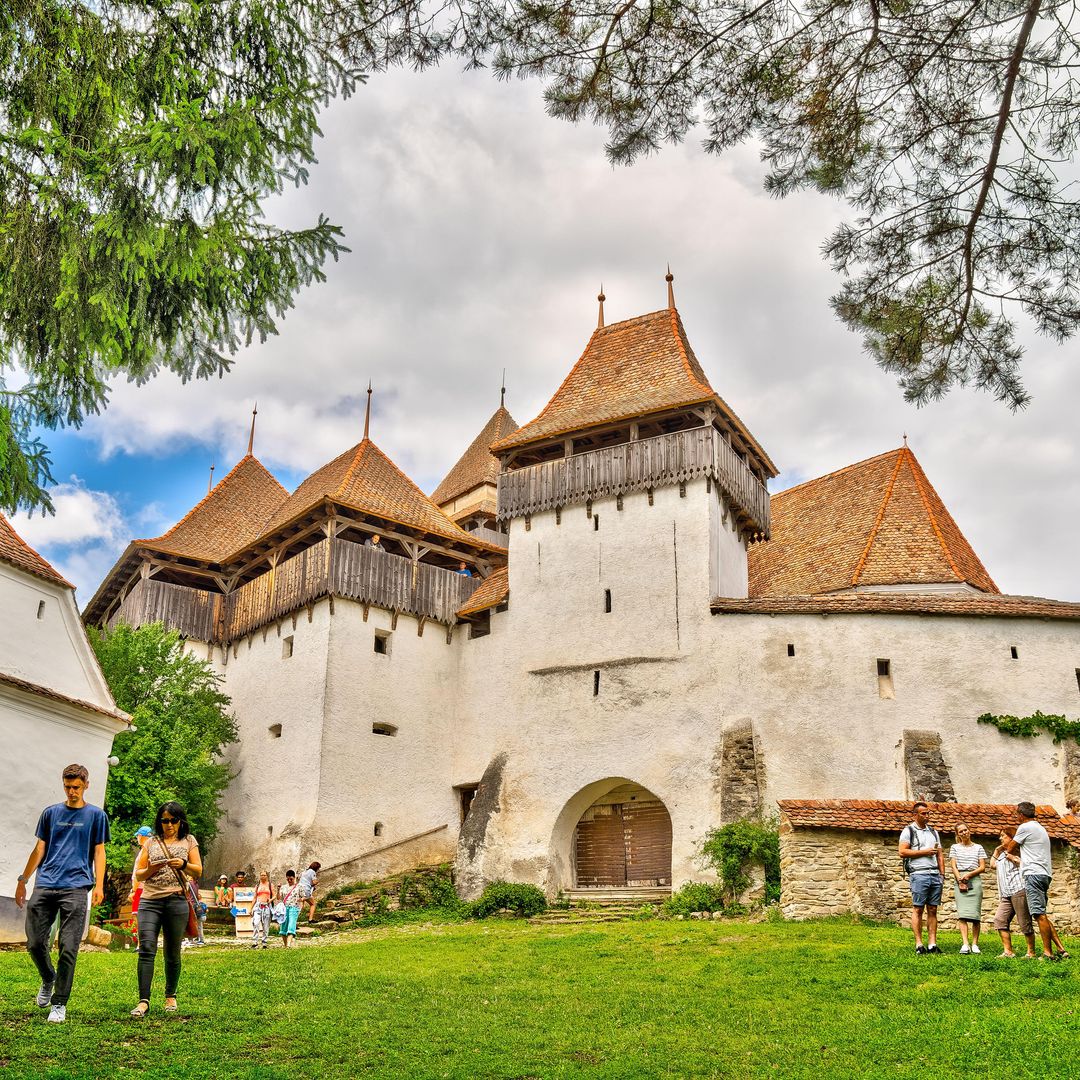 Iglesia fortificada de Viscri, Transilvania, Rumanía