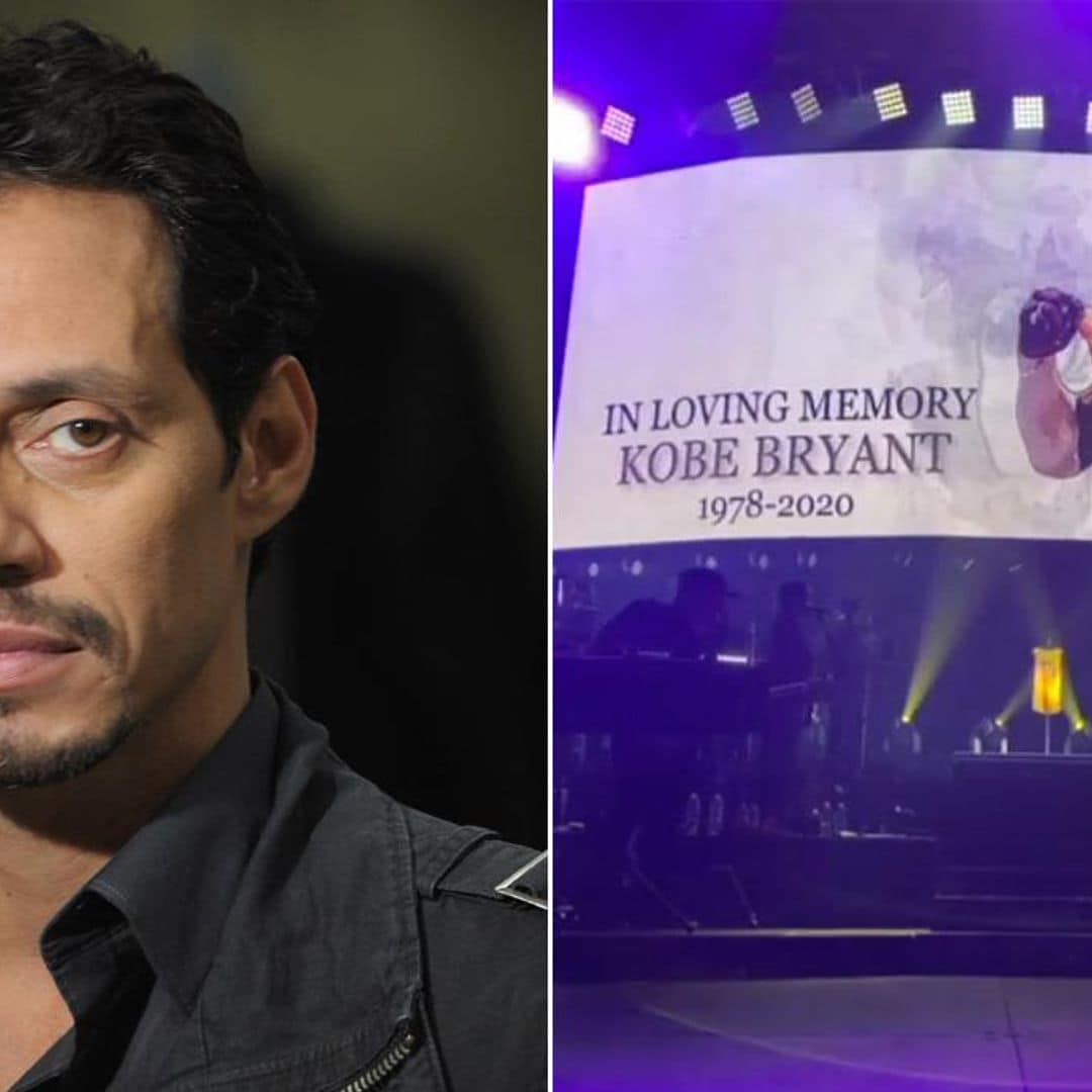 Marc Anthony devastado por la muerte de Kobe Bryant