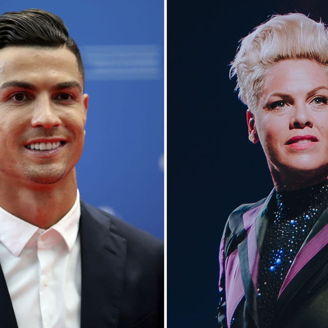 La cantante Pink pide ayuda a Cristiano Ronaldo... y esta es su respuesta