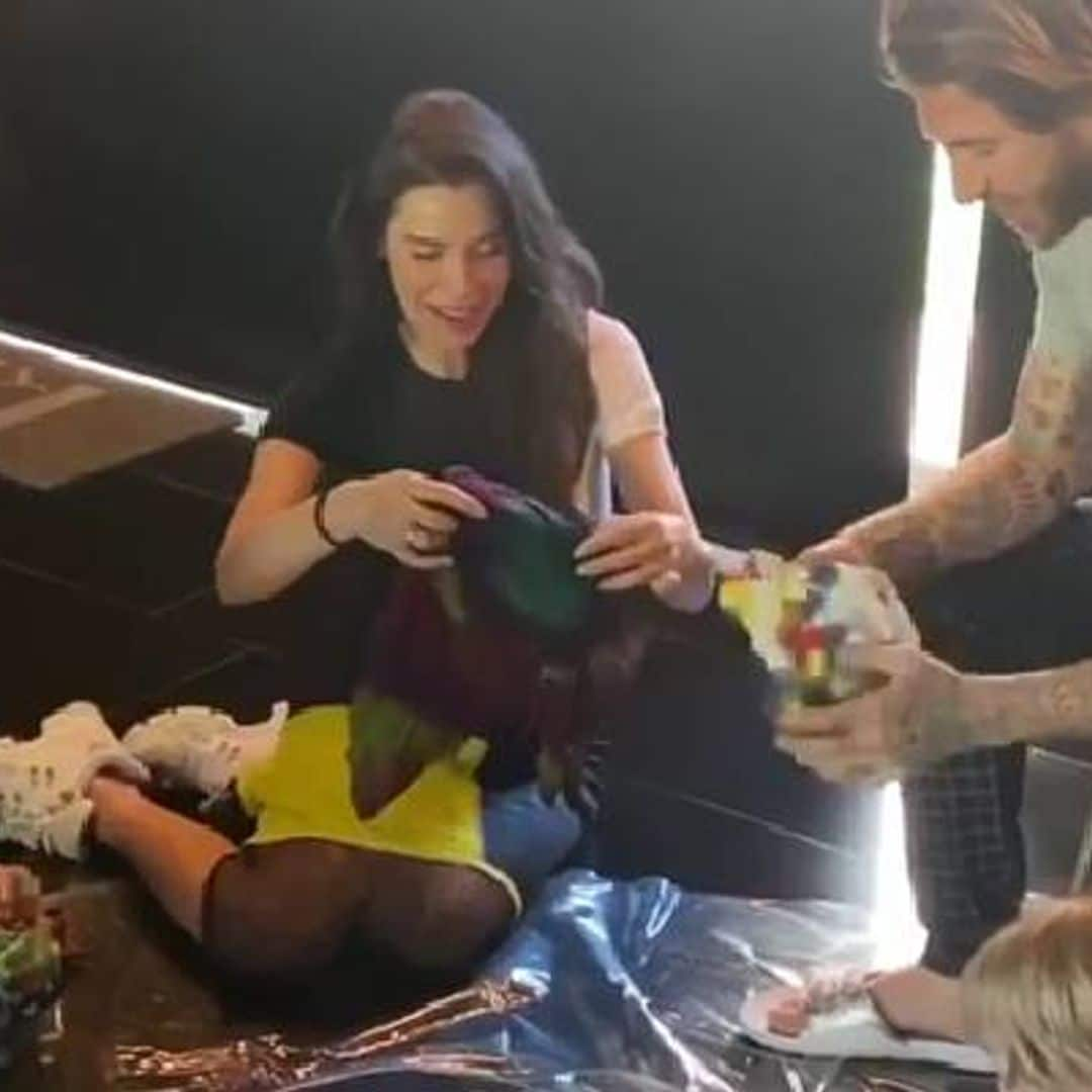 Pilar Rubio y Sergio Ramos organizan un divertido plan a todo color en casa