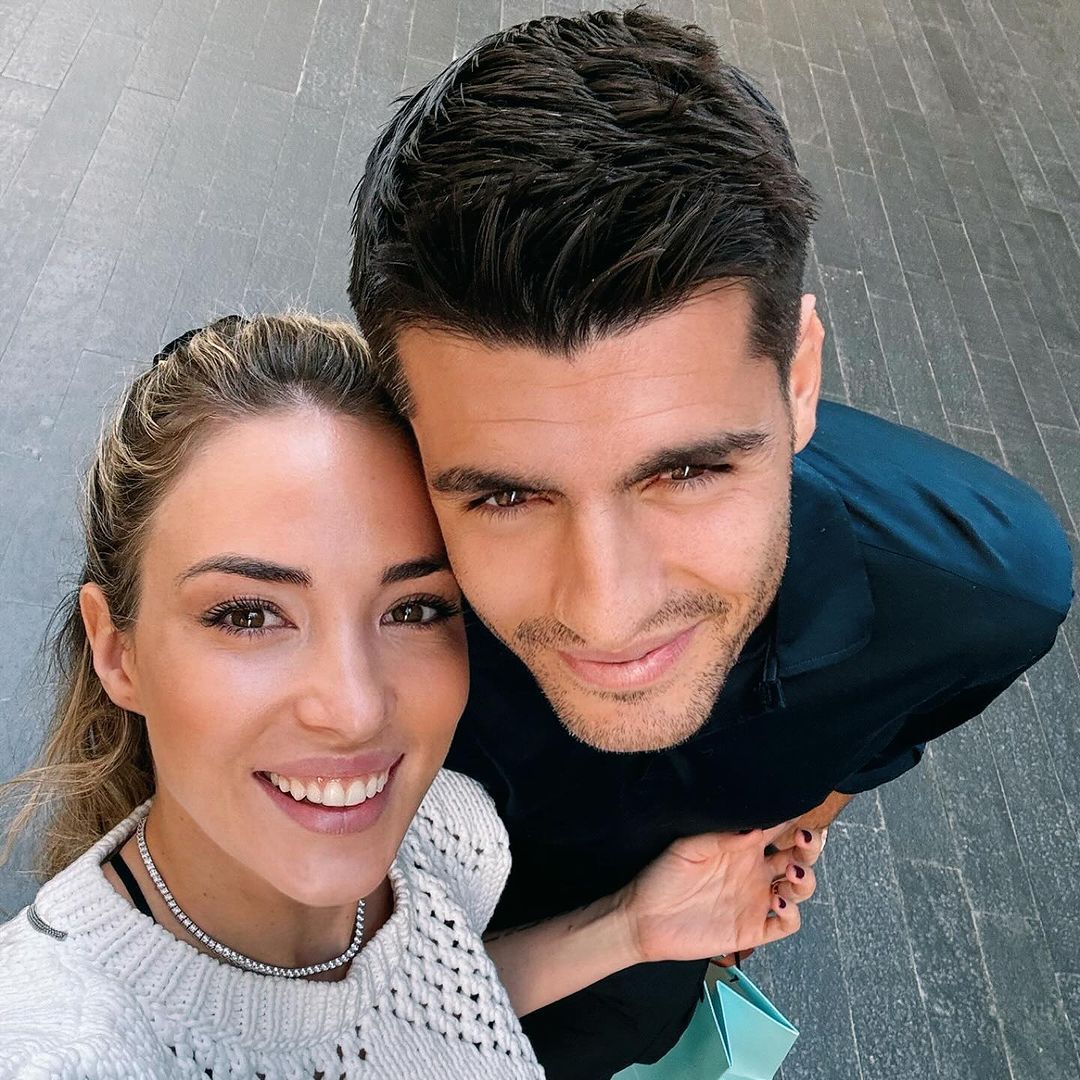 Álvaro Morata y Alice Campello