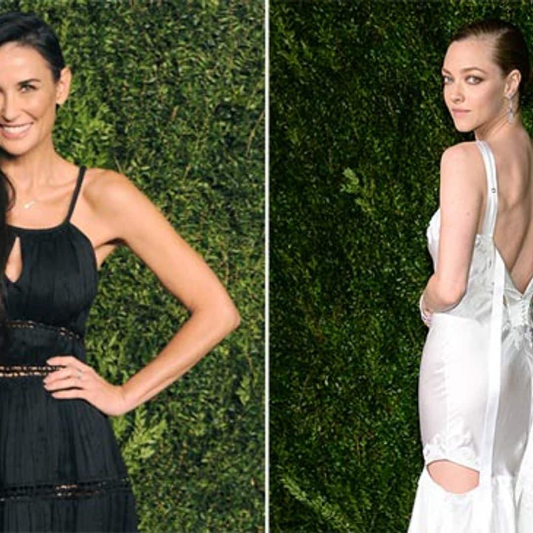 ¿Blanco o negro?: Demi Moore y Amanda Seyfried conquistan la noche neoyorquina