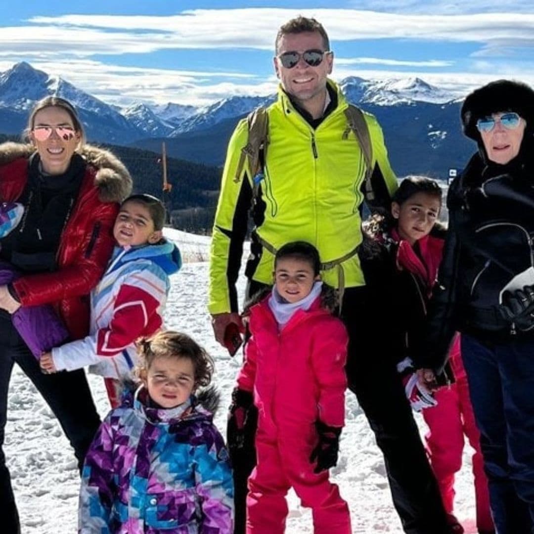 ¡Aventuras bajo cero! Las hijas menores de Jacky Bracamontes y Martín Fuentes conquistan la nieve