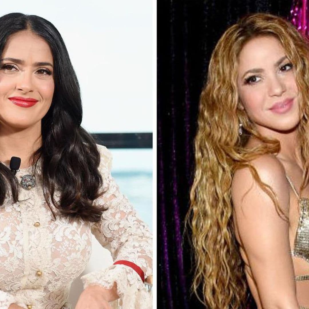 Salma Hayek felicita a Shakira por su cumpleaños con mucho ritmo y moviendo la cadera