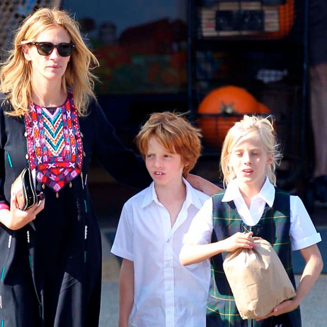 Julia Roberts cumple 56 años, así han cambiado sus tres hijos que han tenido una infancia alejada de los focos