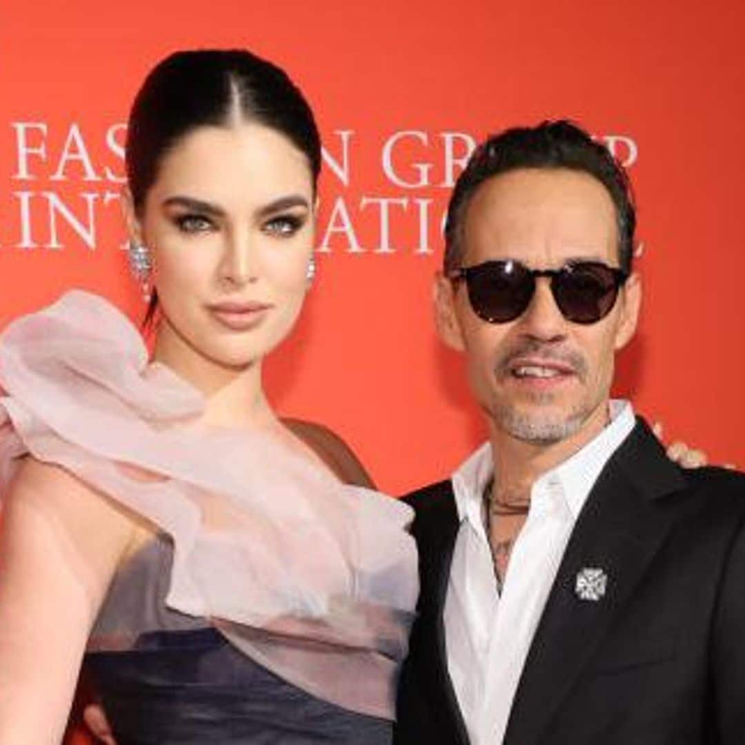 Nadia Ferreira se roba las miradas junto a Marc Anthony en Nueva York