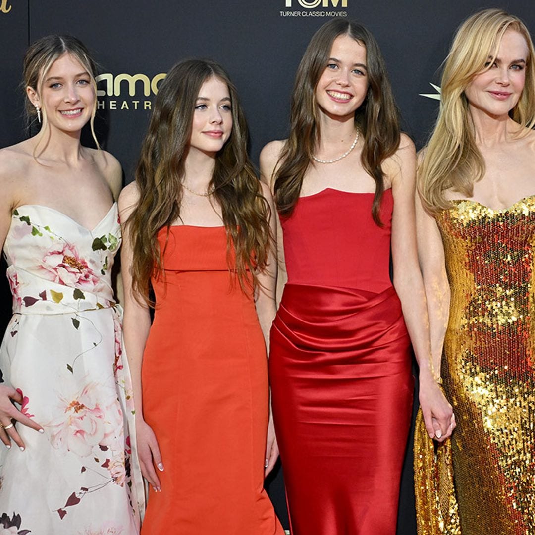 Las hijas de Nicole Kidman y Keith Urban debutan en la alfombra roja en el gran homenaje dedicado a su madre