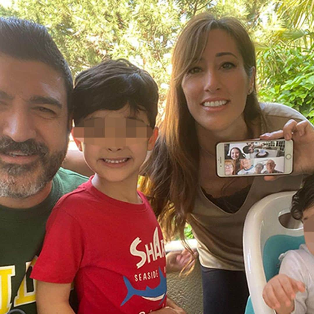 Las imágenes más tiernas de Tony Aguilar en su cumpleaños con su mujer y sus dos hijos