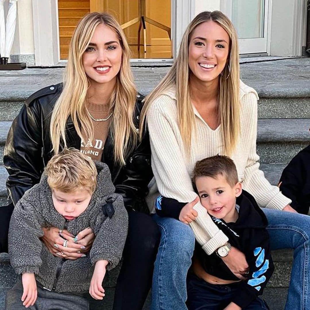 Reunión a la italiana: Chiara Ferragni y Alice Campello se hacen la foto más tierna con sus hijos