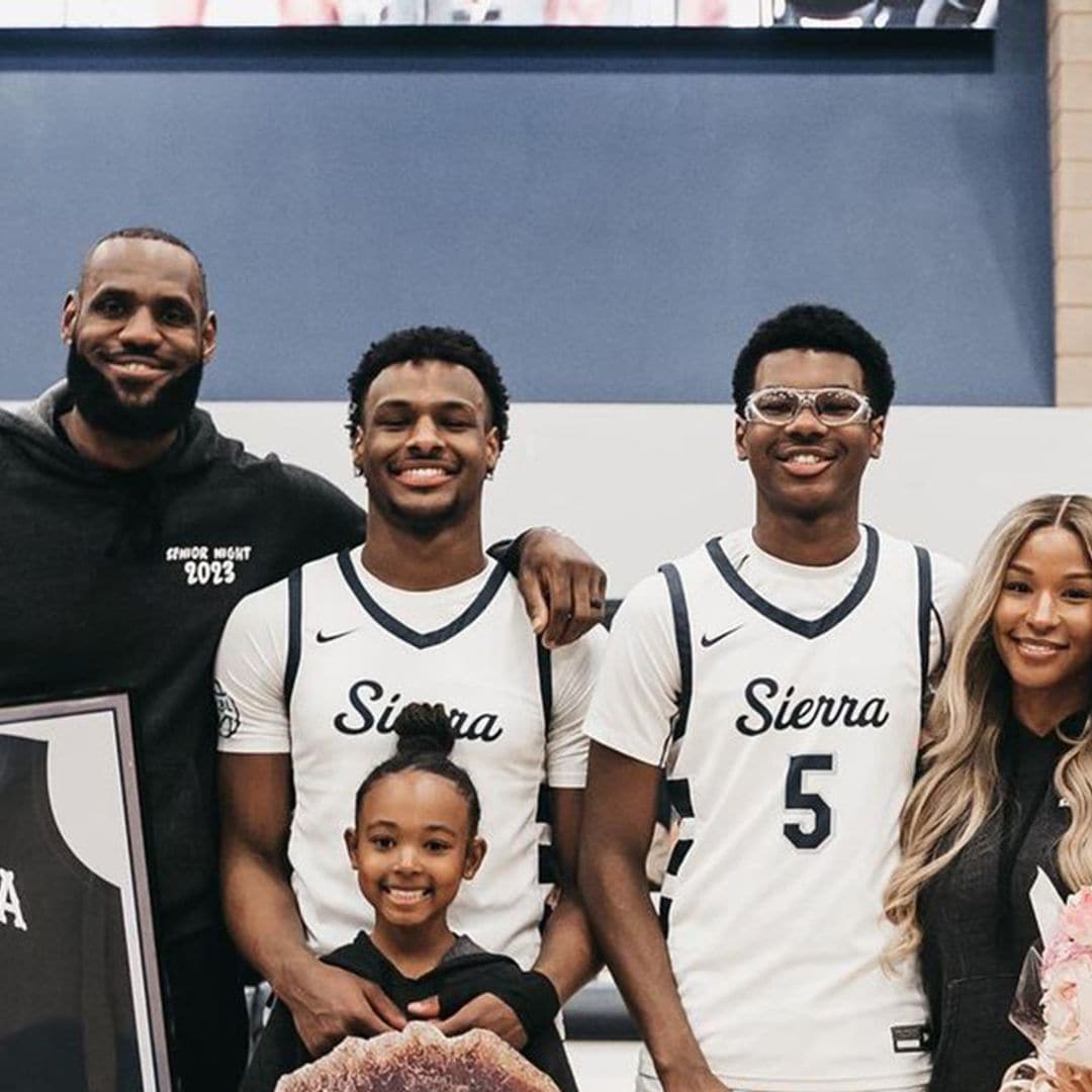 Conoce a la espectacular familia de LeBron James: casado y con tres hijos que siguen los pasos de su padre