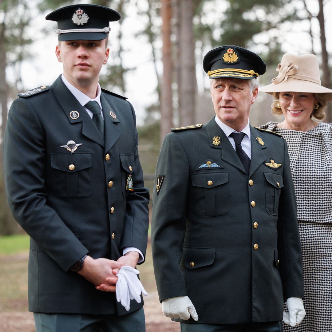 Gabriel de Bélgica, inesperado cicerone de sus padres en Francia