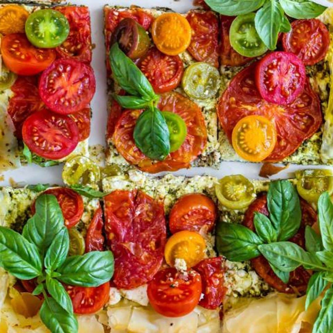 Tarta de tomate y ricotta