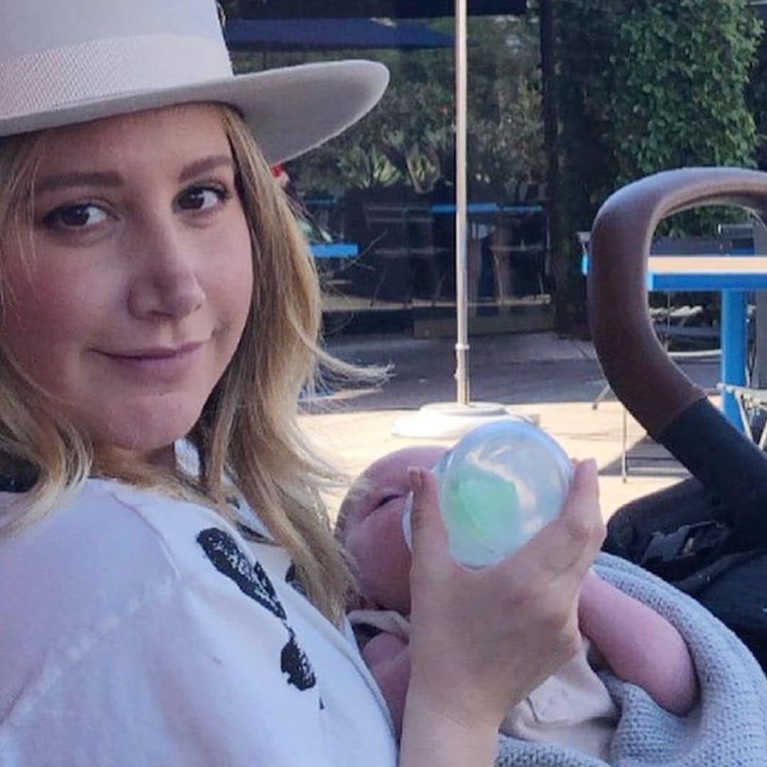 Ashley Tisdale ('High School Musical') presenta a su hija Jupiter