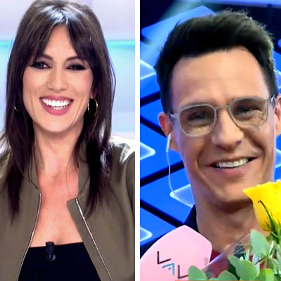 La conexión en directo de Patricia Pardo y Christian Gálvez con declaración de amor mutua y a punto de las lágrimas