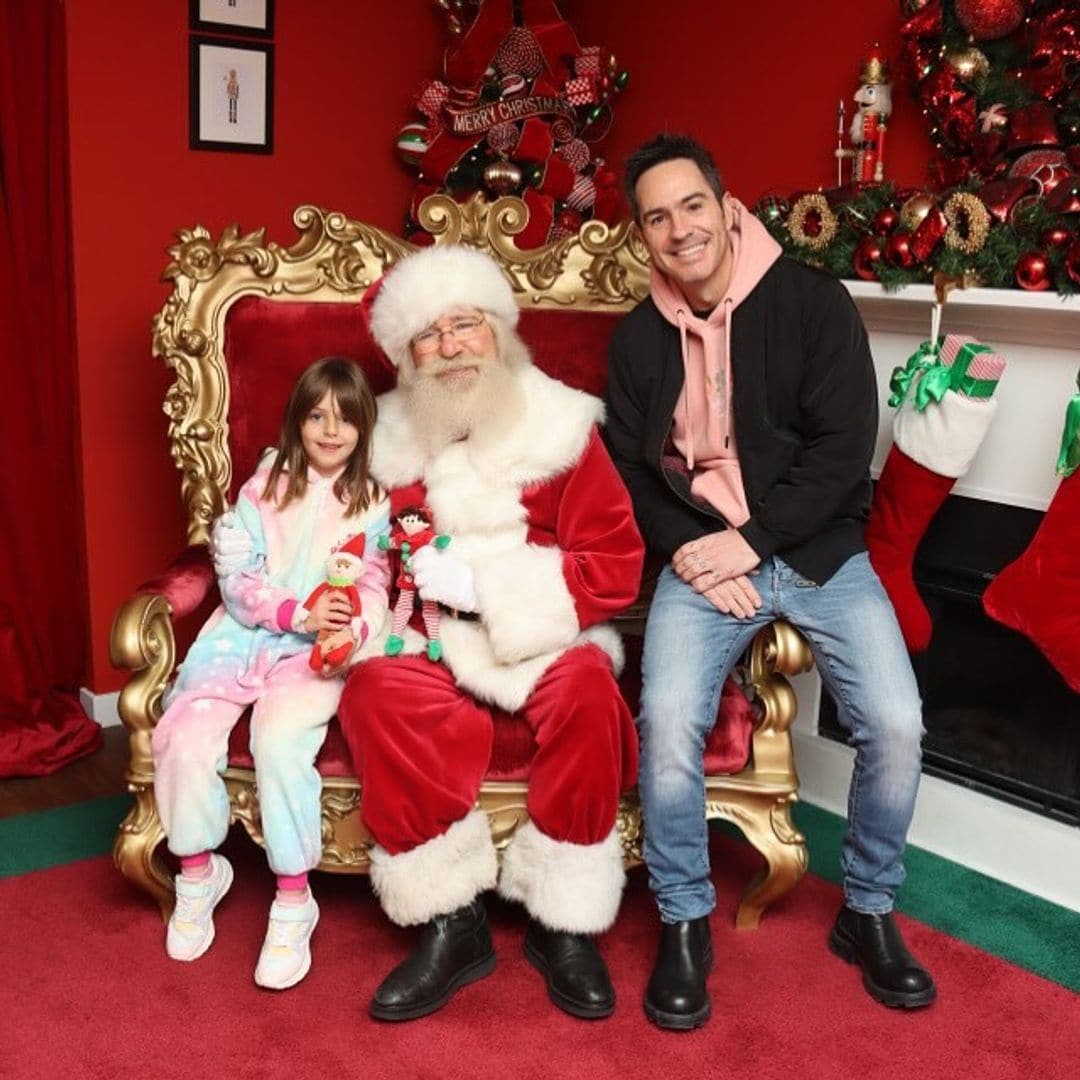 Mauricio Ochmann presume la tierna visita de Kailani a Santa