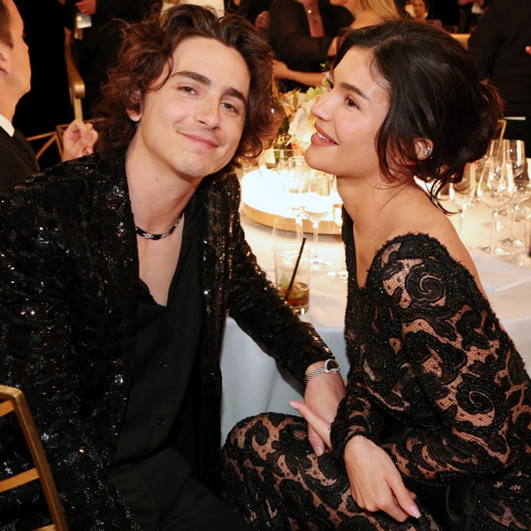 El beso viral de Timothée Chalamet y Kylie Jenner en los Globos de Oro