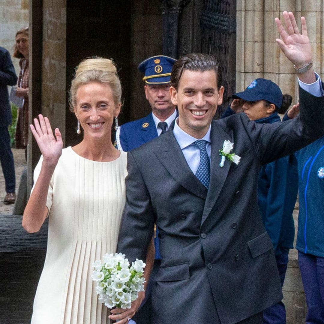 María Laura de Bélgica y William Isvy celebran un enlace civil íntimo con la presencia de la princesa Delphine