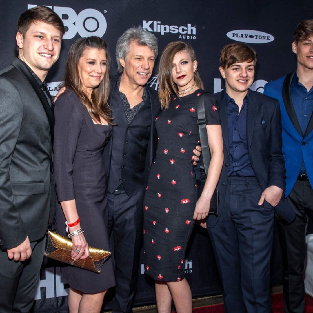 Uno a uno: conoce a los cuatro hijos de Jon Bon Jovi, la familia política de Millie Bobby Brown