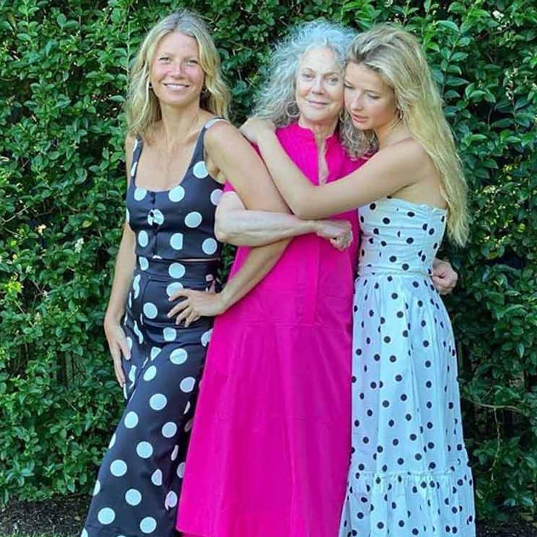 ¡Tres gotas de agua! Gwyneth Paltrow comparte una imagen con su madre y su hija Apple