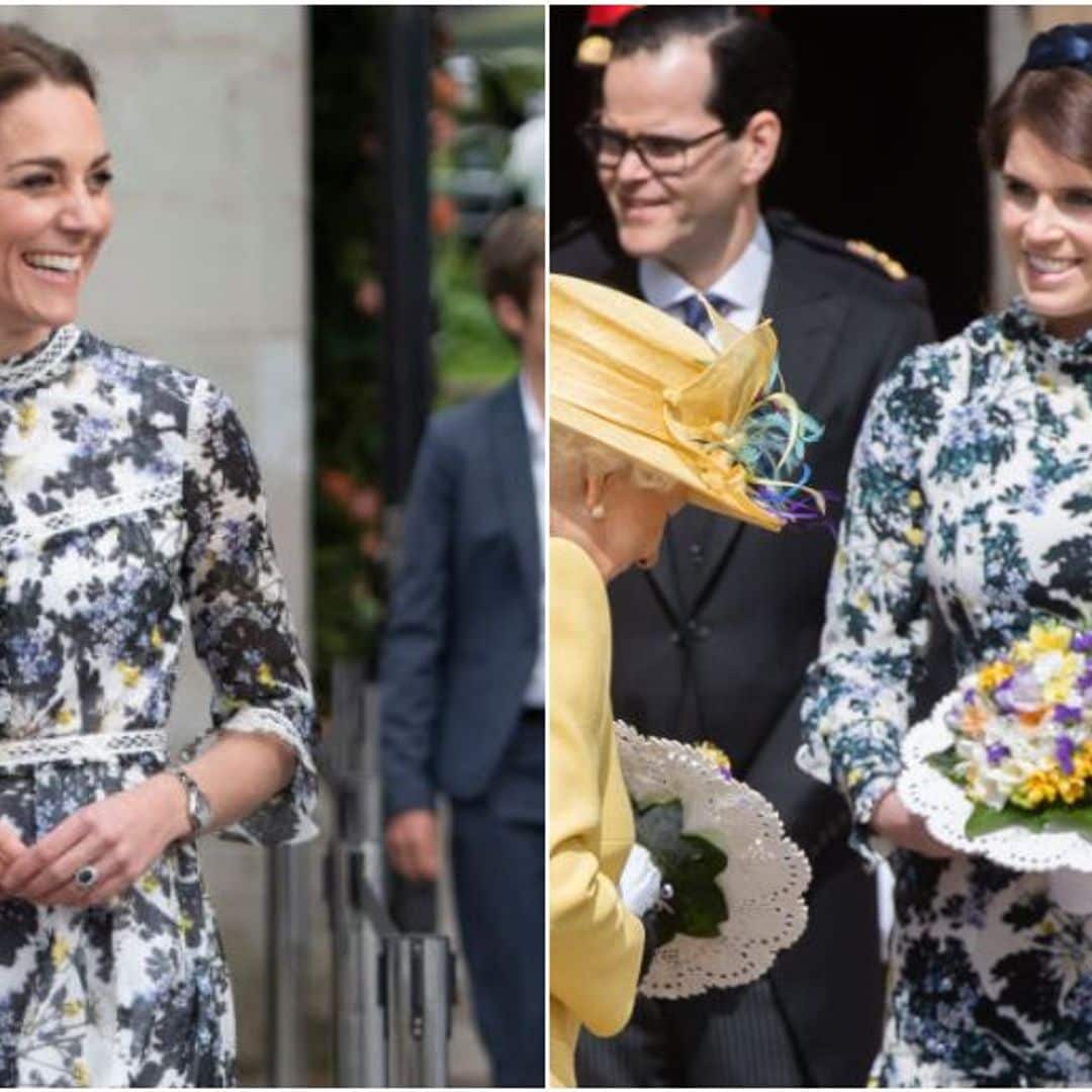 ¿Es este el estampado favorito de la realeza? Kate Middleton y la princesa Eugenie lo prefieren
