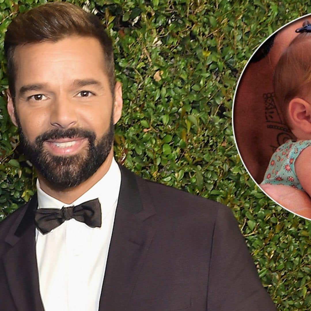 Ricky Martin presenta por primera vez el rostro de su hija Lucía