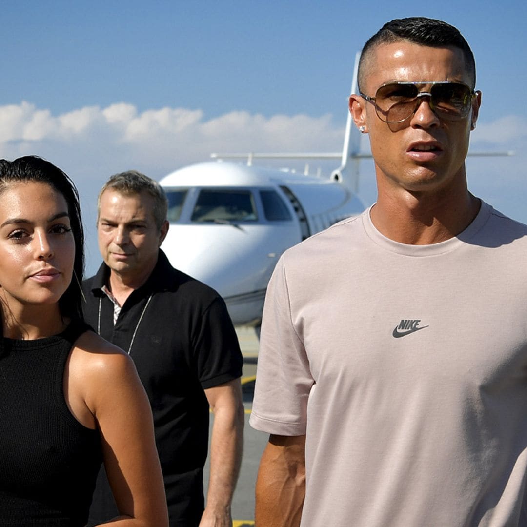 Cristiano Ronaldo y Georgina Rodríguez vuelven a Manchester tras su amargo viaje a Portugal