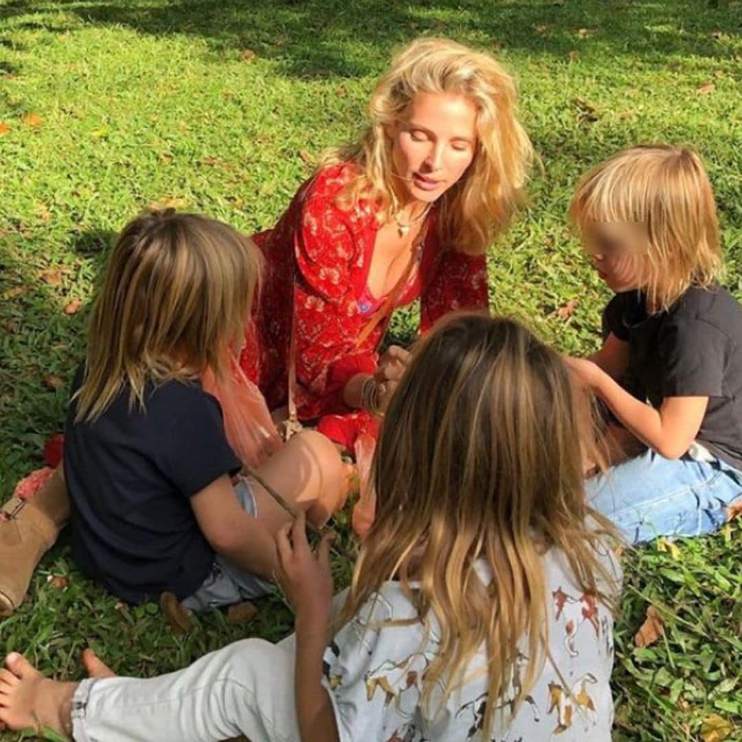 La odisea de Elsa Pataky para llevar a sus hijos al colegio entre inundaciones