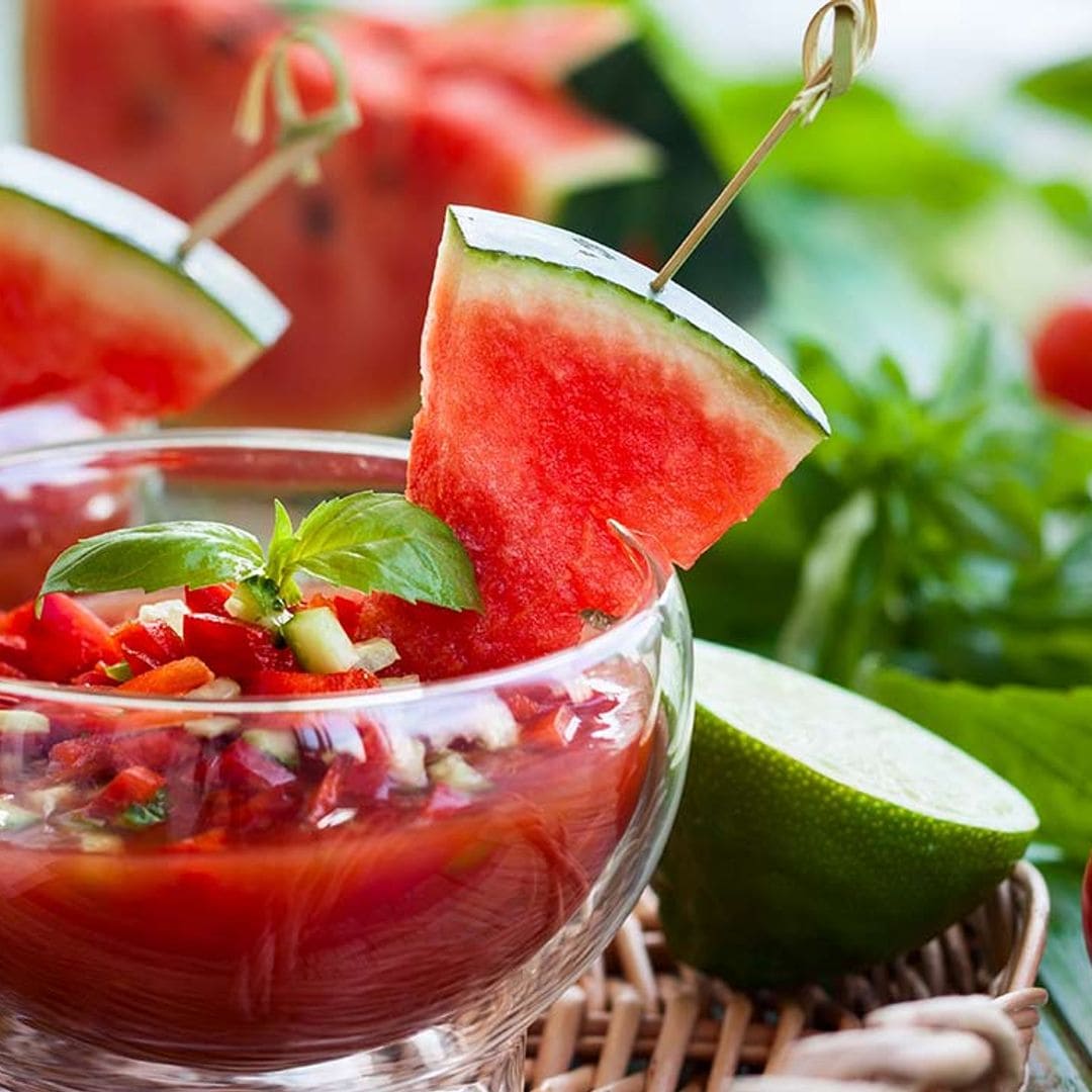 Gazpacho de sandía con menta