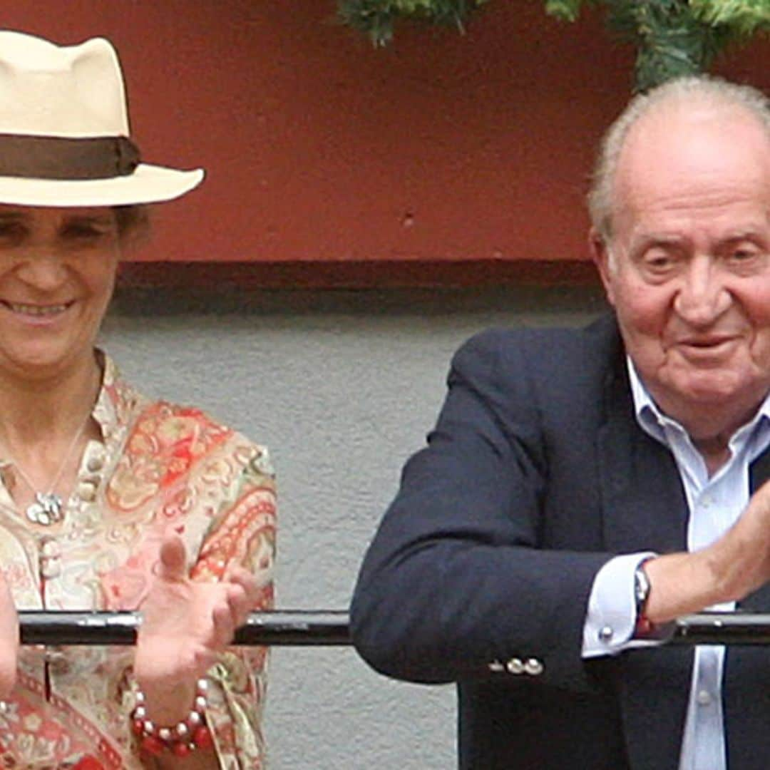 La razón que ha llevado a don Juan Carlos a reaparecer en San Sebastián junto a su hija, la infanta Elena