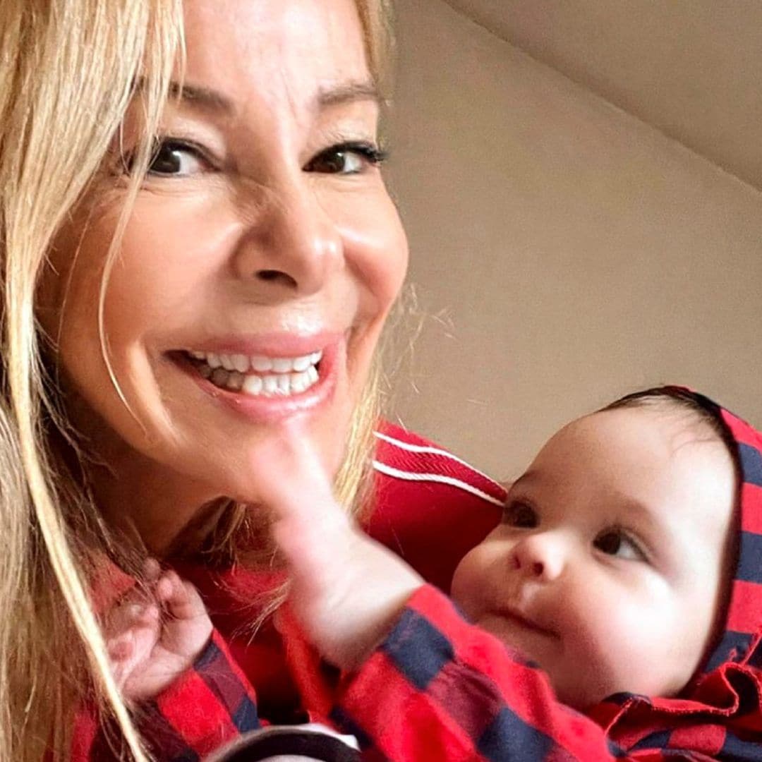 El domingo más especial de Ana Obregón con su hija, una 'caperucita roja que ha invadido su corazón'