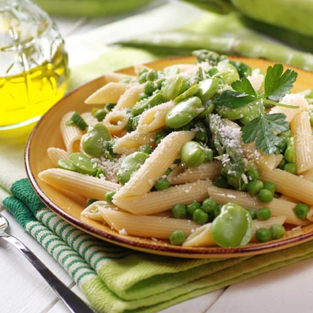 Ensalada templada de macarrones